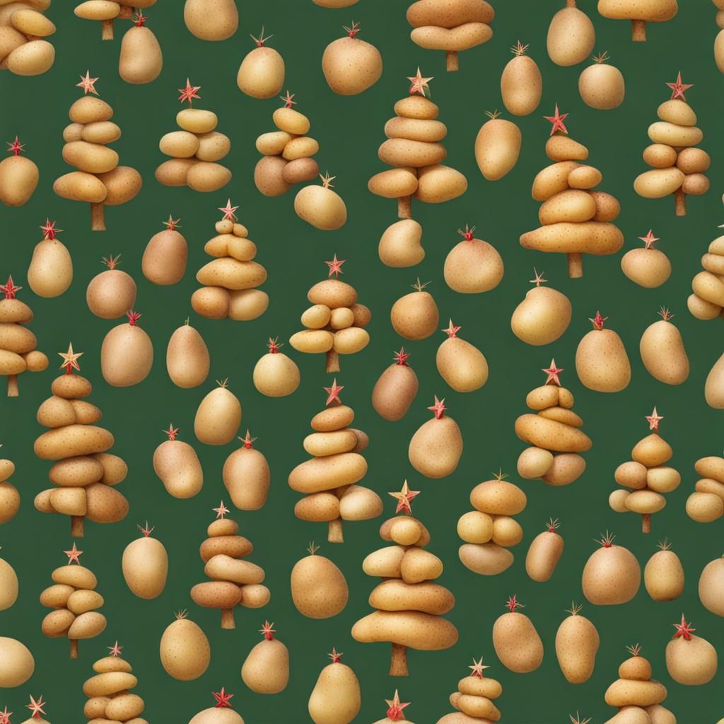 Potato Christmas Tree: A Festive Spud Celebration