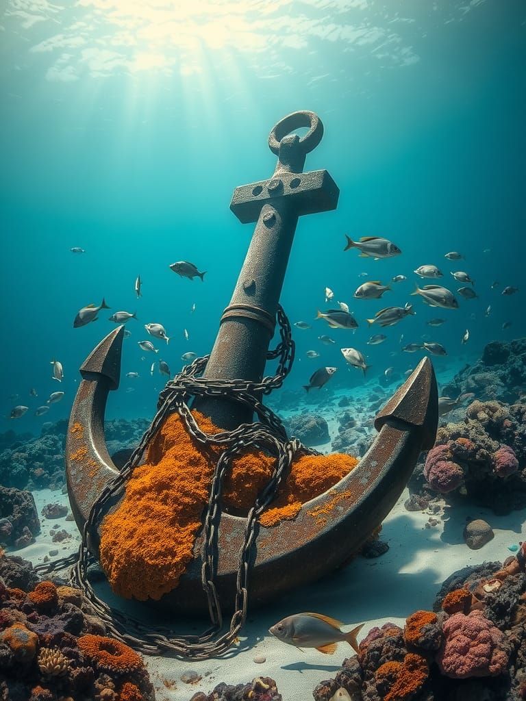 An Ocean's Relic in a Coral Sanctuary