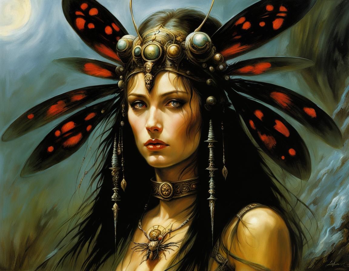 God of Insects: A Dark Fantasy Portrait