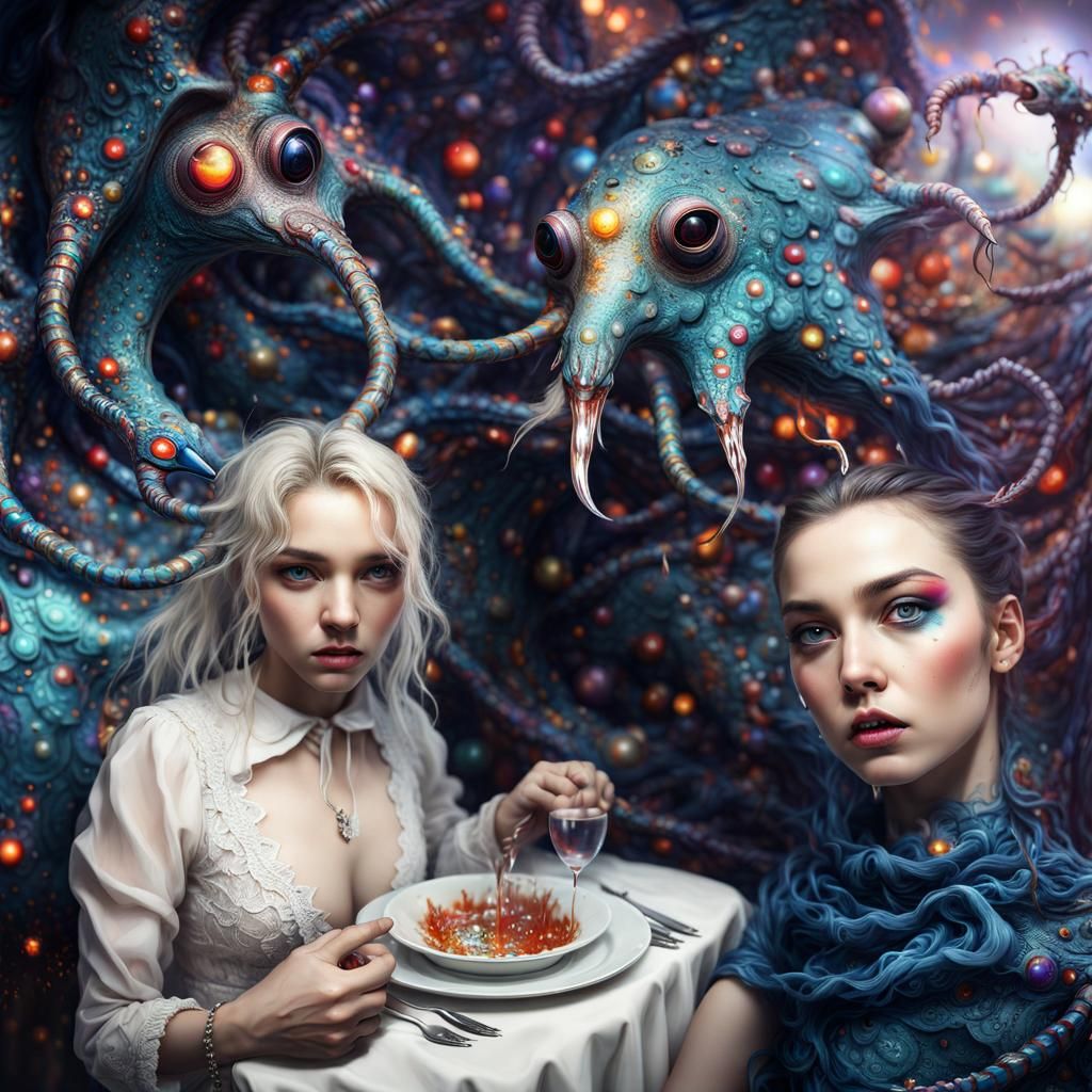 Fractal Reality: Technicolor Spacetime Masterpiece