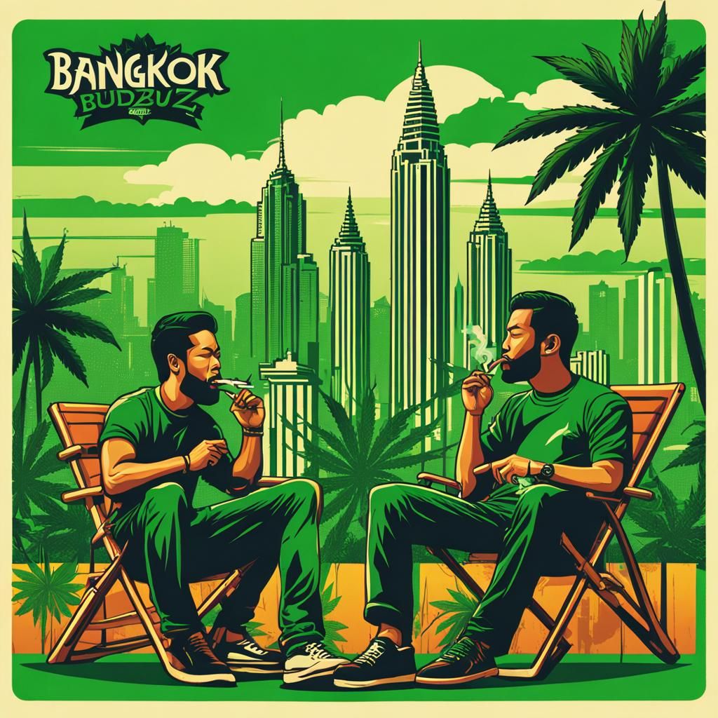 Bangkok Budz Cannabis Company Logo Design