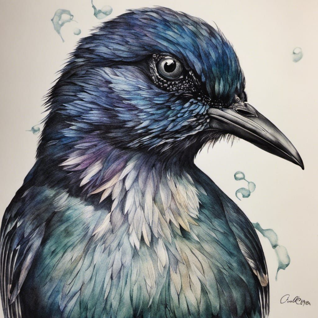 Lifelike Ink Portrait Reveals Advanced Chemistry Techniques