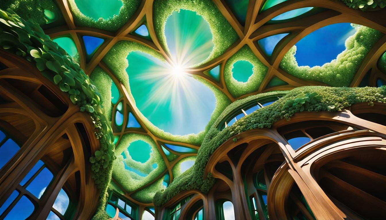 Organic Surrealism: Flora Consumes Architecture