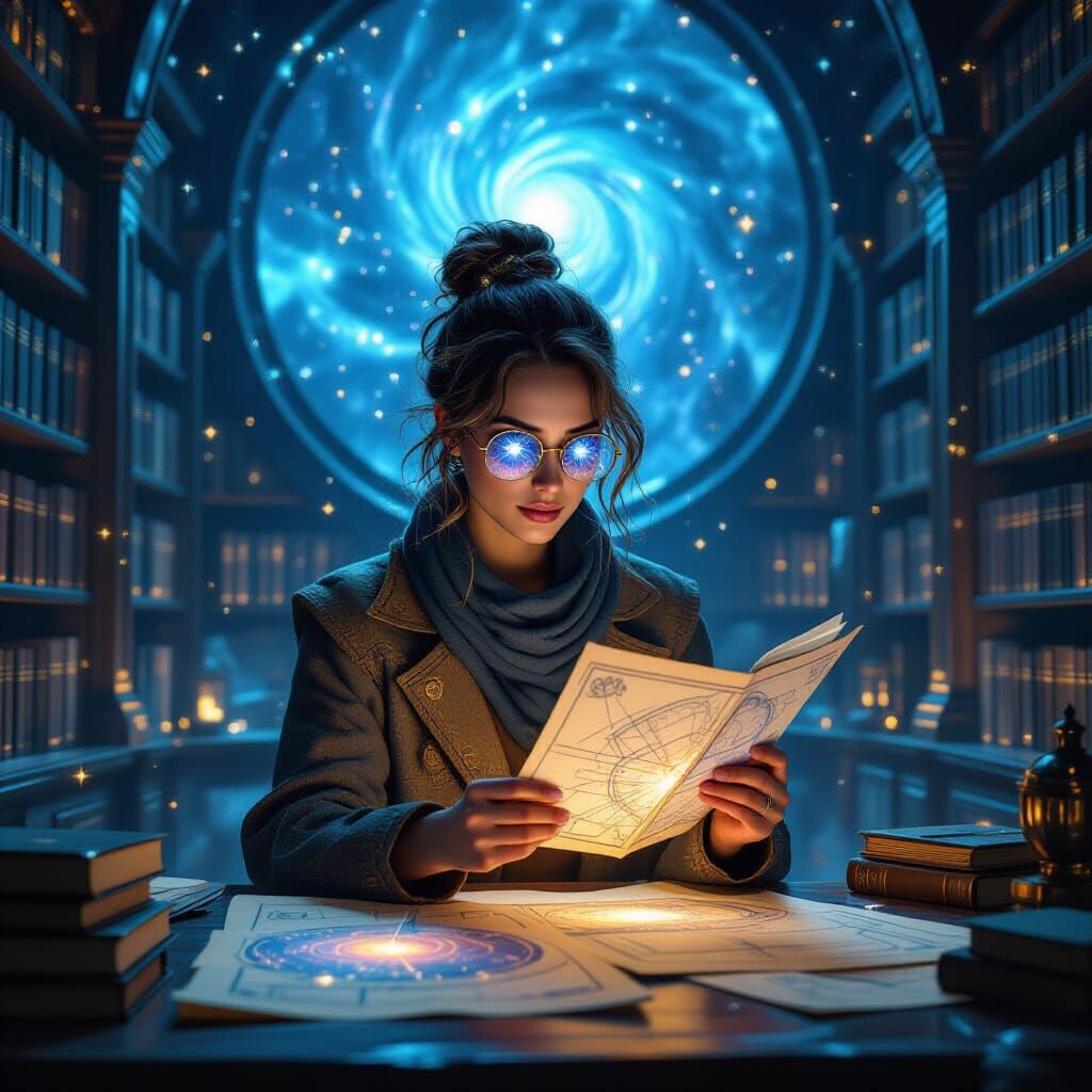 Celestial Cartographer Charting Unexplored Territories