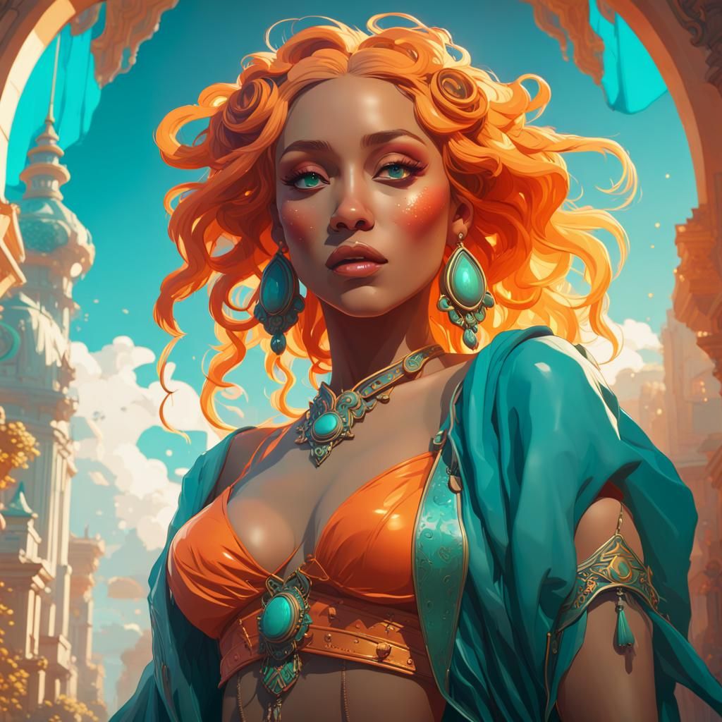 Doja Cat Inspired Concept Art in Unreal Engine 5