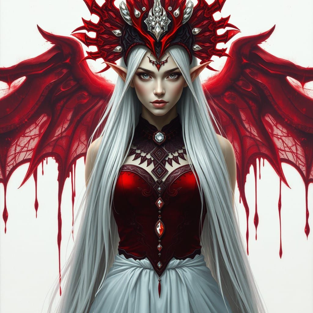 Enigmatic Goddess with Divine Aura