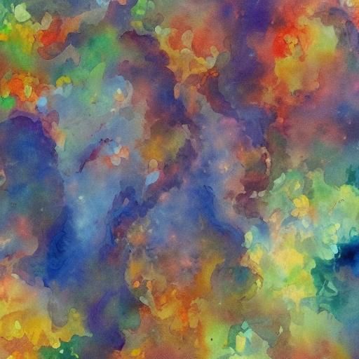 Soul in Gouache Style: Impressionist Gouache Watercolor Pain...