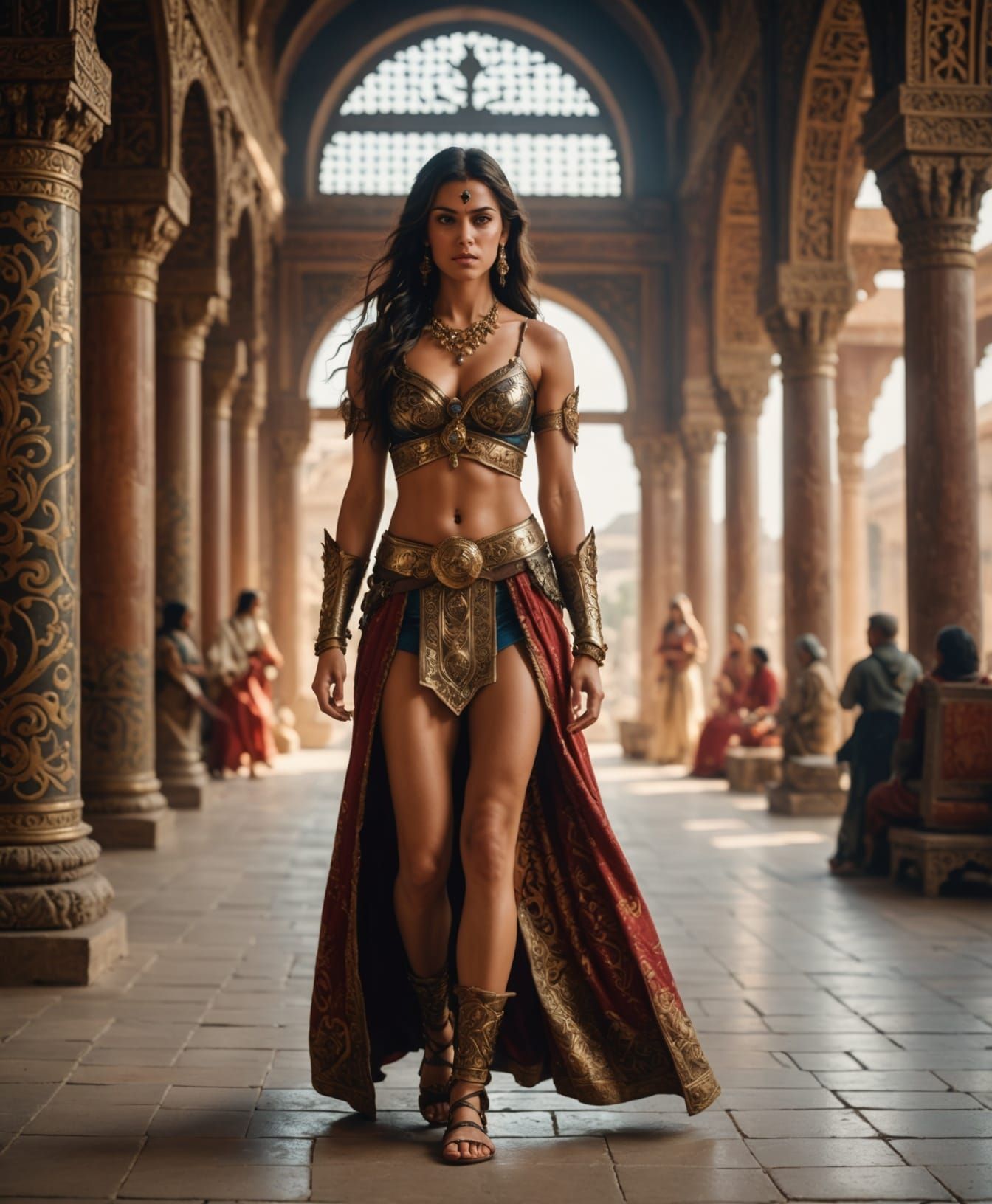 Barbarian Queen in an oriental Harem