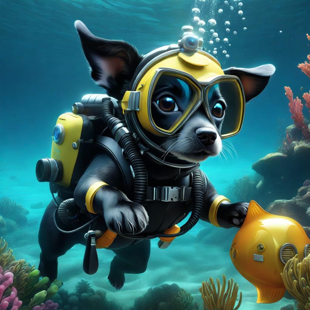 scuba dog