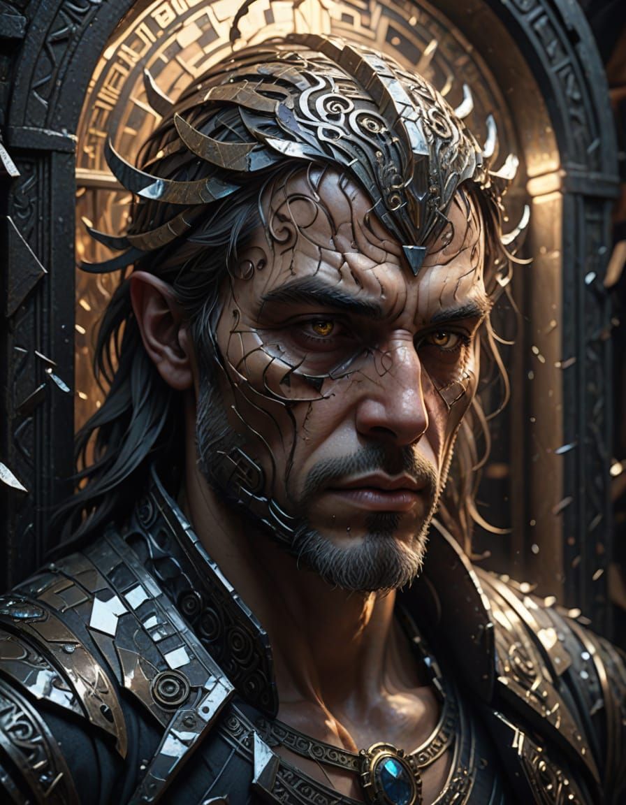 Shattered Mind Reveals Dimensional Labyrinth