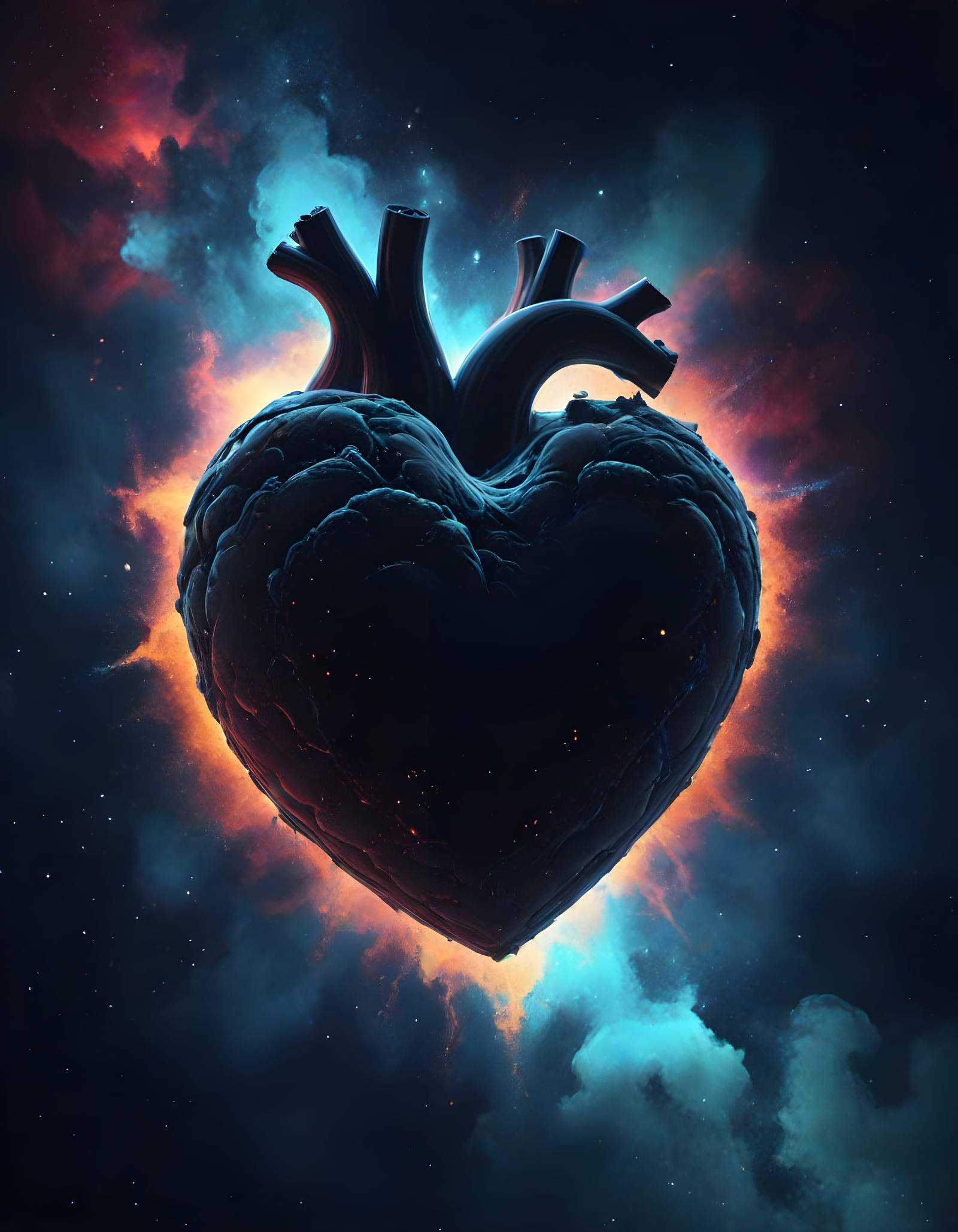 Silhouette Heart Art