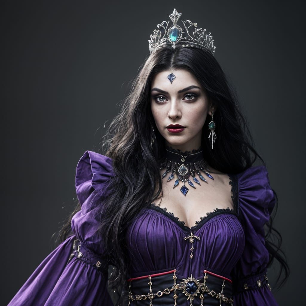 Goth Esmeralda as a Disney Princess