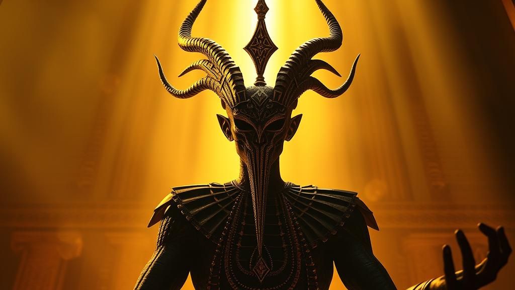 (Nyarlathotep came out of Egypt. He was of the old native bl...