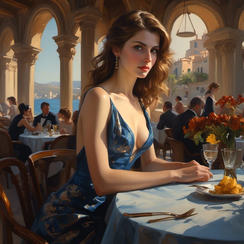 Anna Kendrick on the French Riviera in 8K