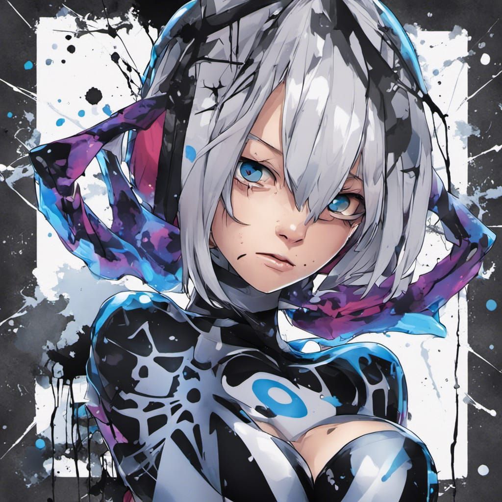 Rem as Spidersona in Graffiti Art Style