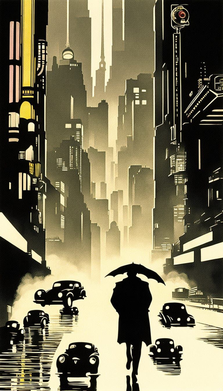 Fritz Lang Metropolis Style Blade Runner Scenes