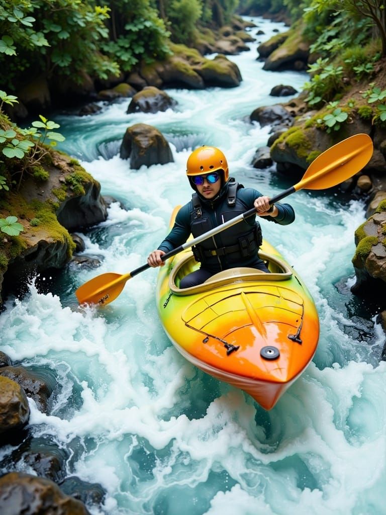 Hypermaximalist Whitewater Kayaking on Raging Creek