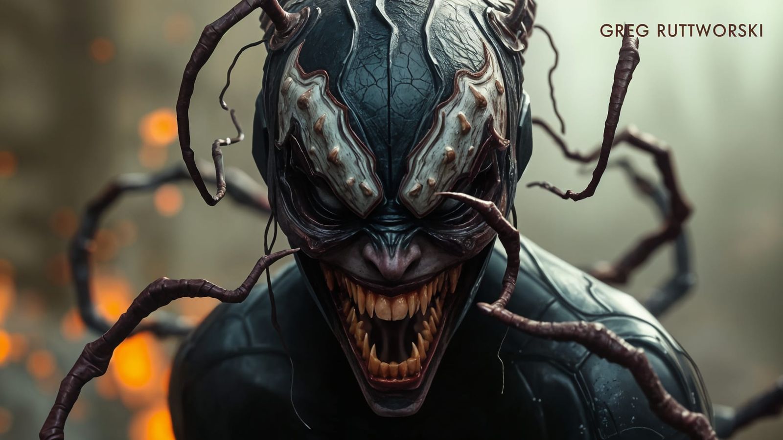 Corrupted Mary Jane Watson with Carnage Symbiote