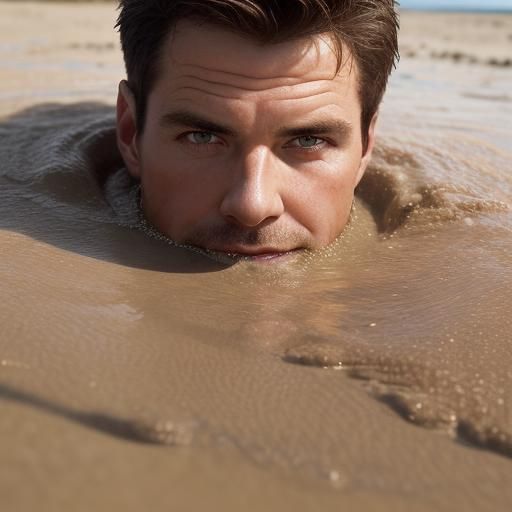 Male Cop Sinking: Professional Portrait Photography