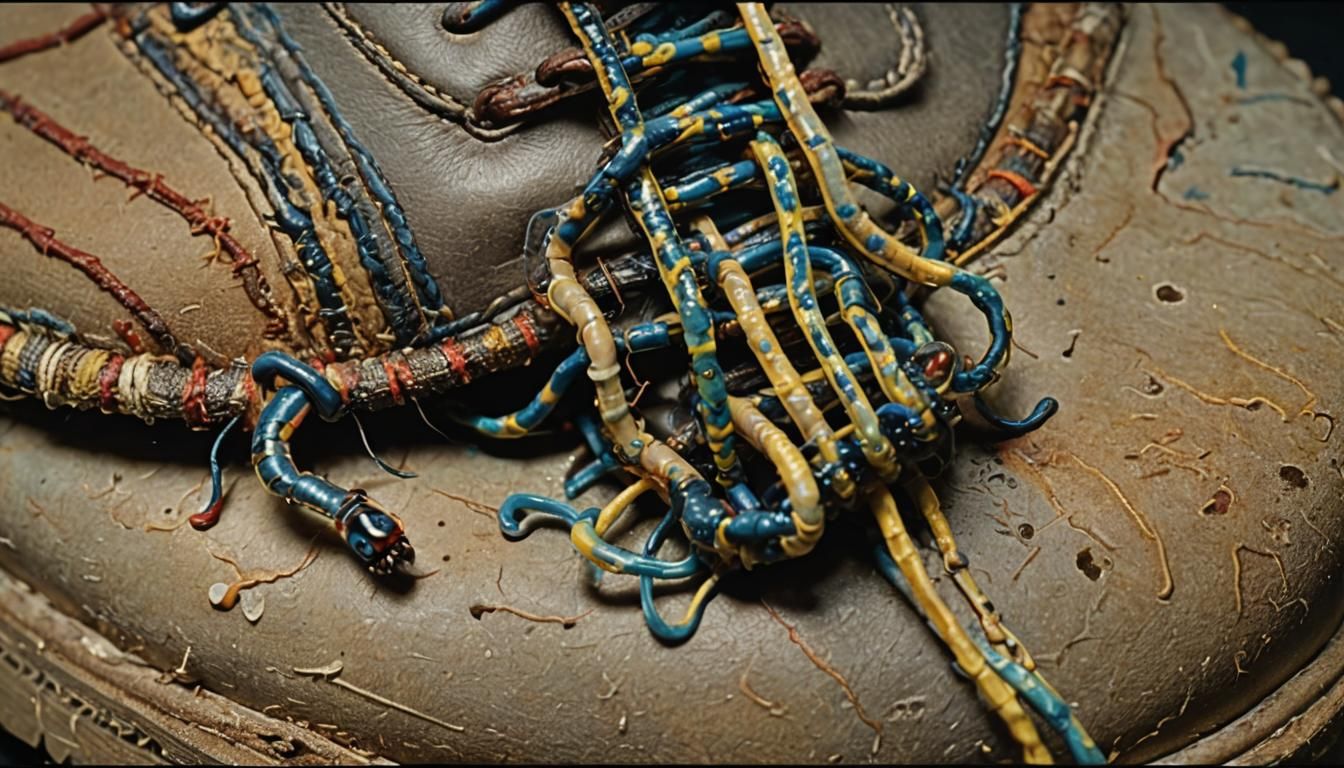 Surreal Millipedes Transform into Shoelaces: Macro Photograp...