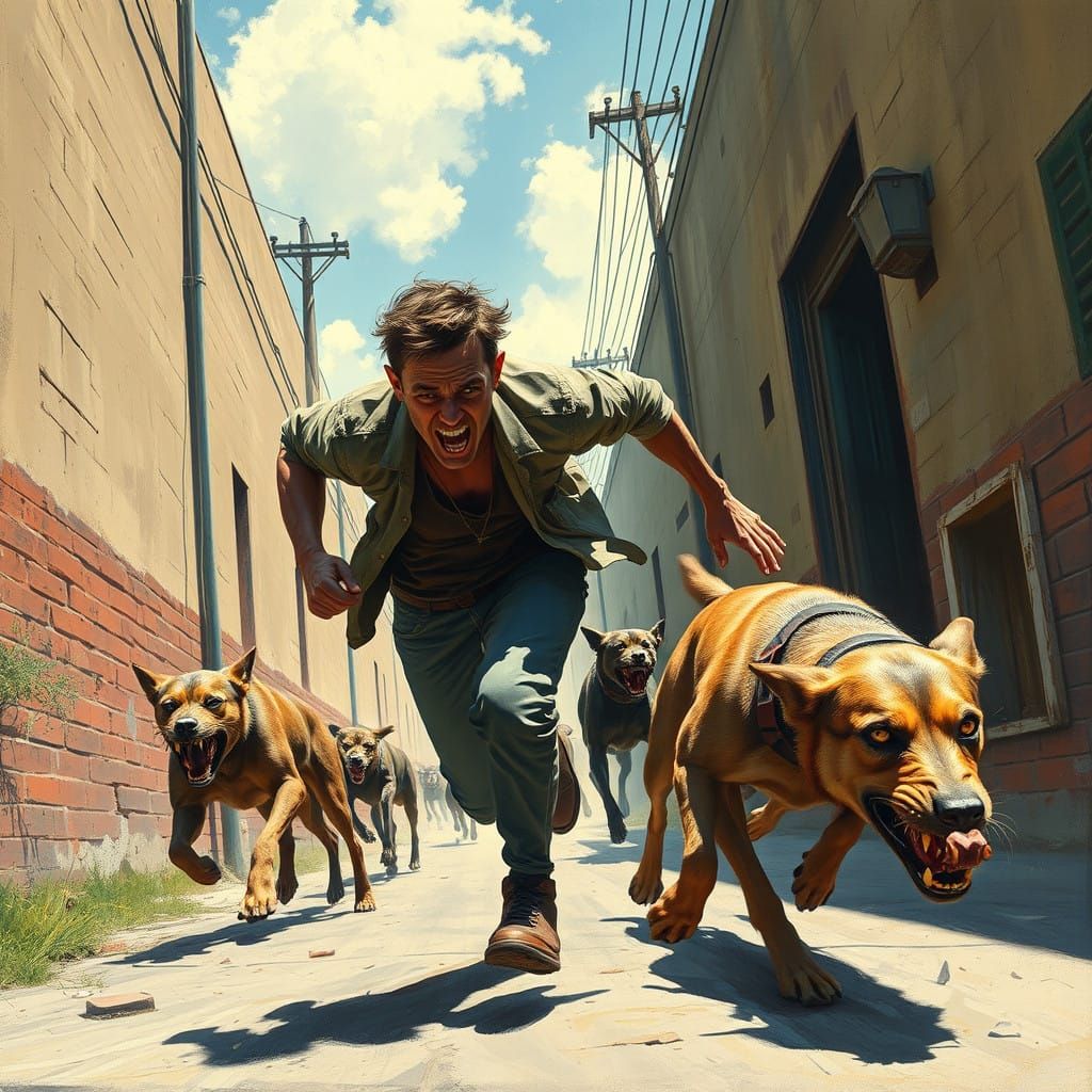 Primal Fear in a Desolate Alleyway