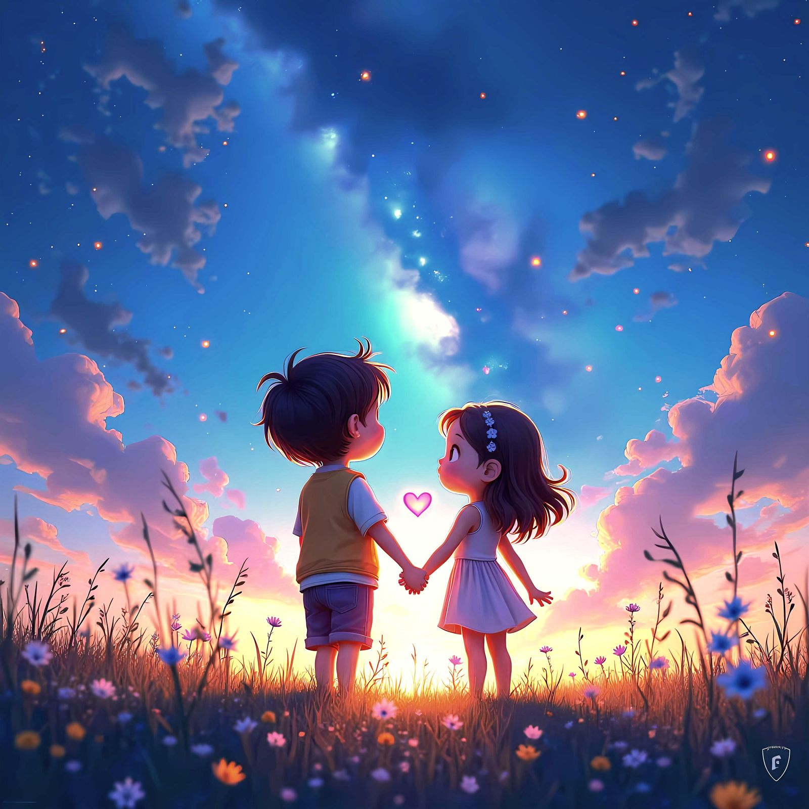 Lovely Couple: Fantasy Art in Deep Color