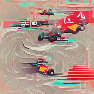 Formula 1 Race Car Digital Rendering