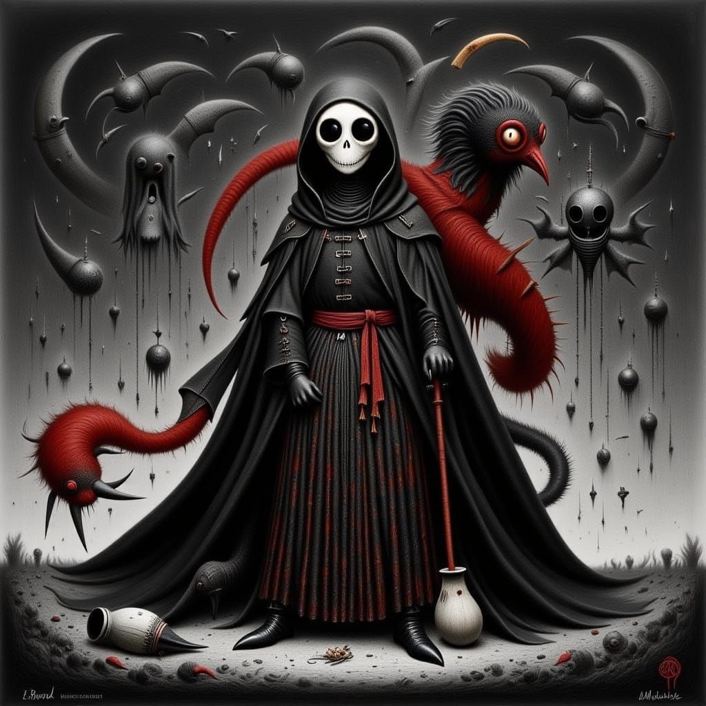 Medieval Villain in Dark Fantasy Style