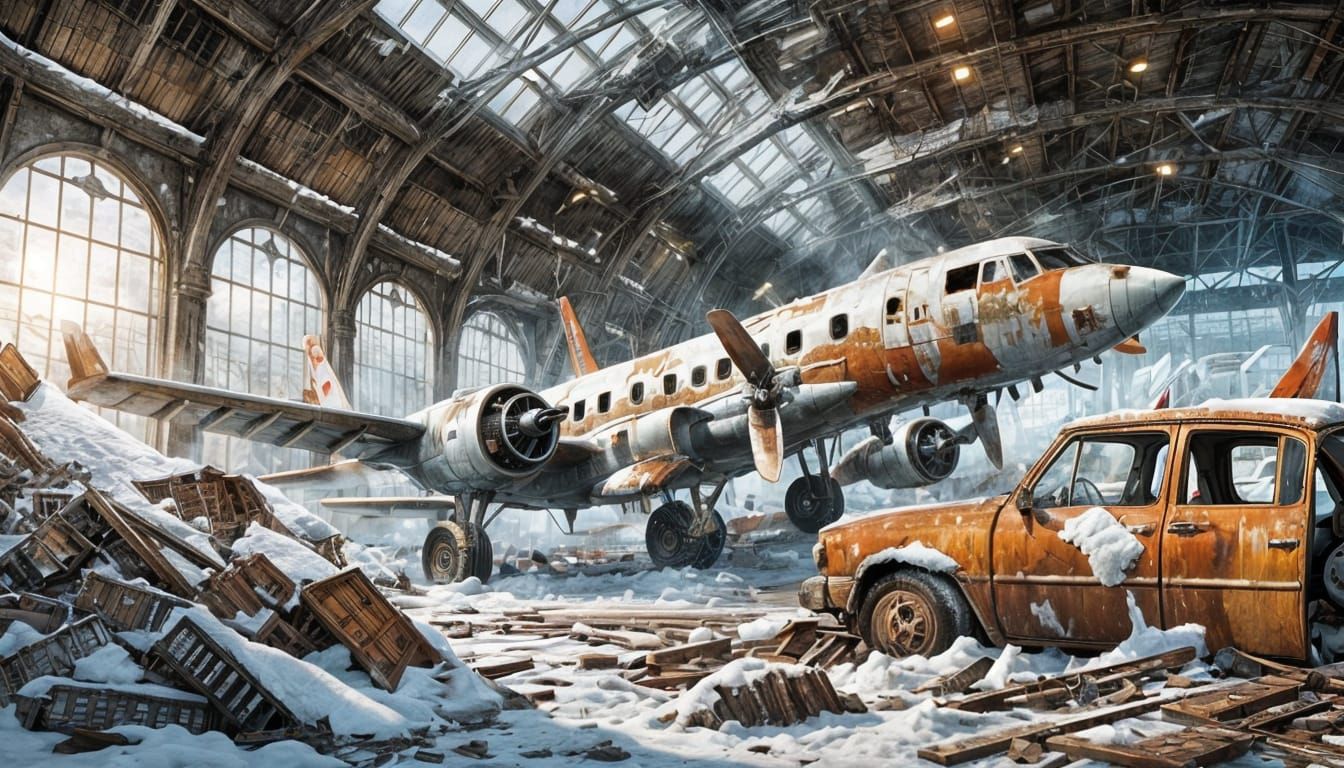 Steampunk Apocalypse in a Winter Wonder