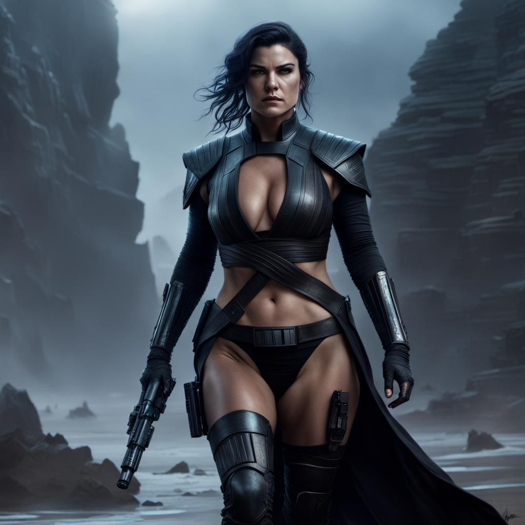 Cara Dune Inspired Digital Matte Painting