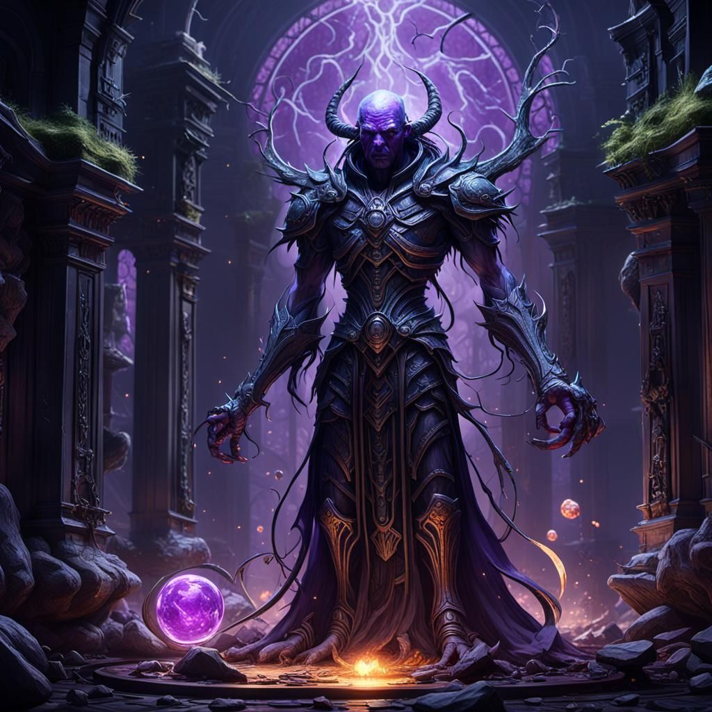 Eldritch Gods Rebirth: Dark Fantasy Concept Art