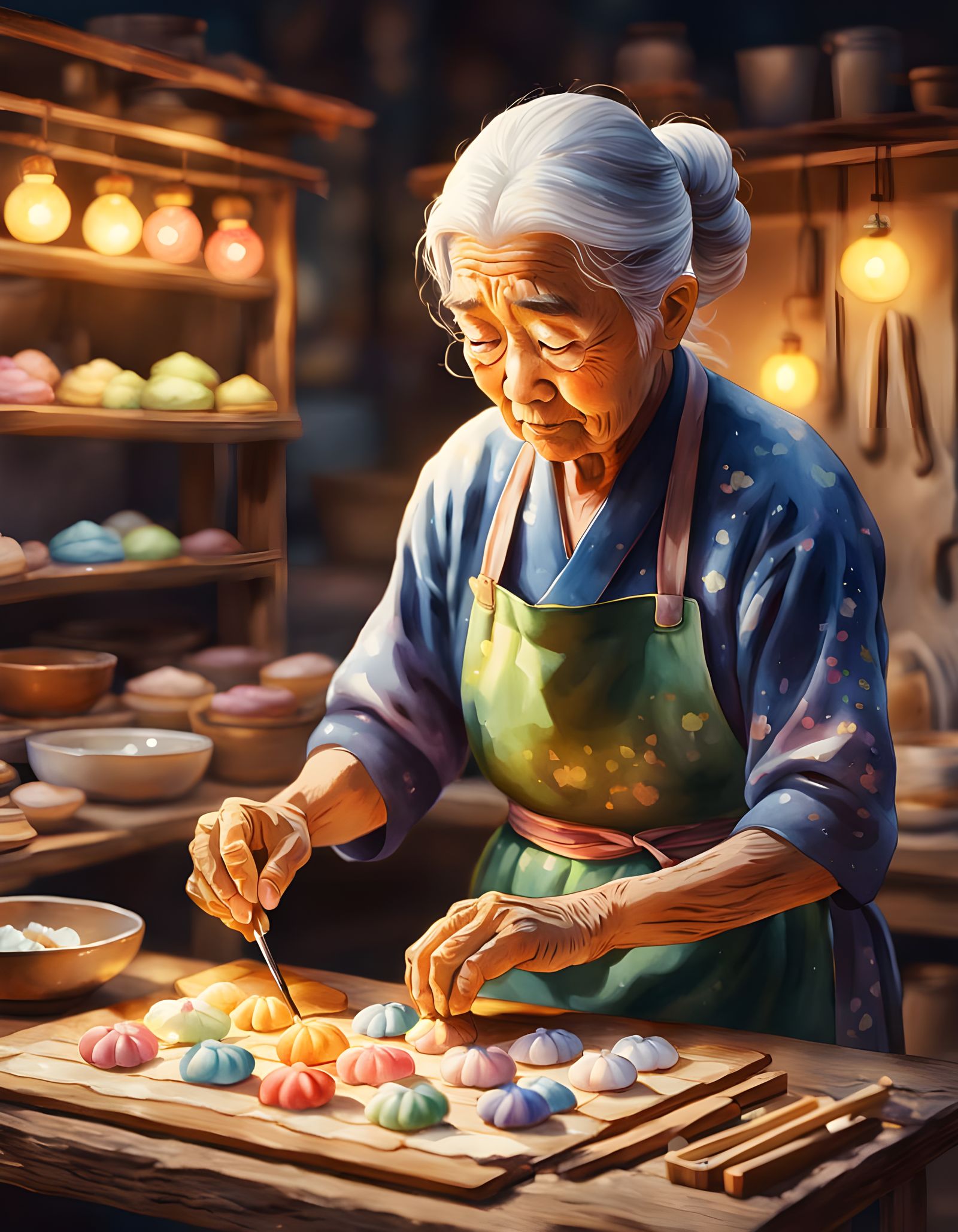 Wagashi master.