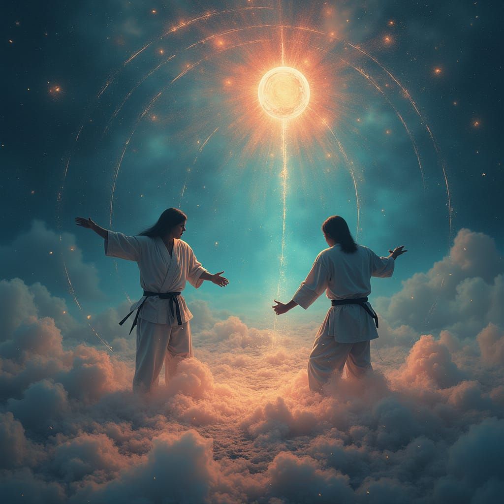 Karate Origins: Light and Shadow in Metaphysical Dome