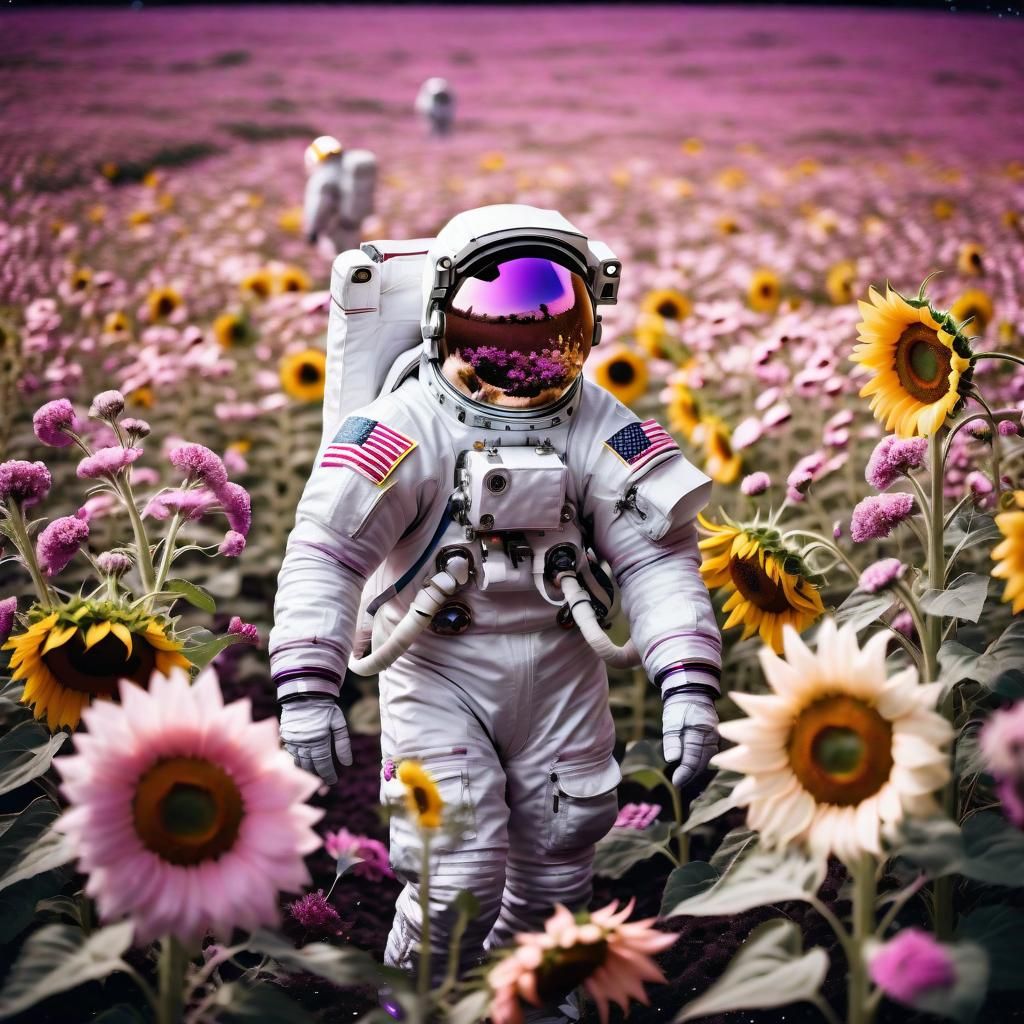 Astronaut in the Garden