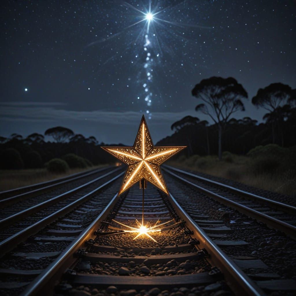 Starlight Illuminates the Path in a Futuristic World