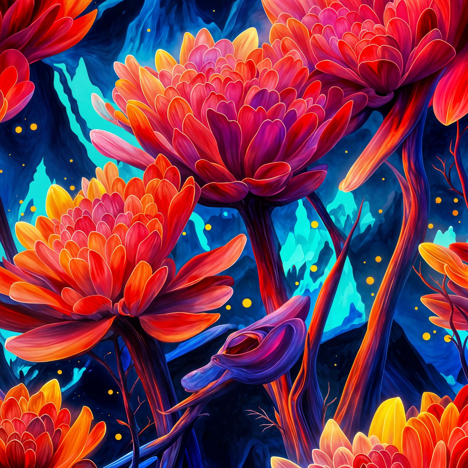 Airbrush Art Style Illustration