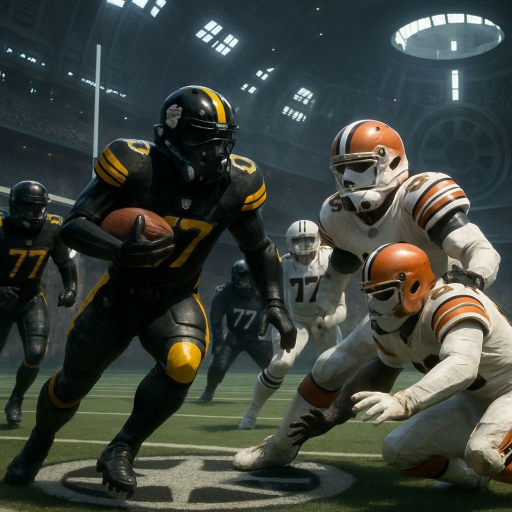 Star Wars Football: Steelers vs Browns on Death Star Field