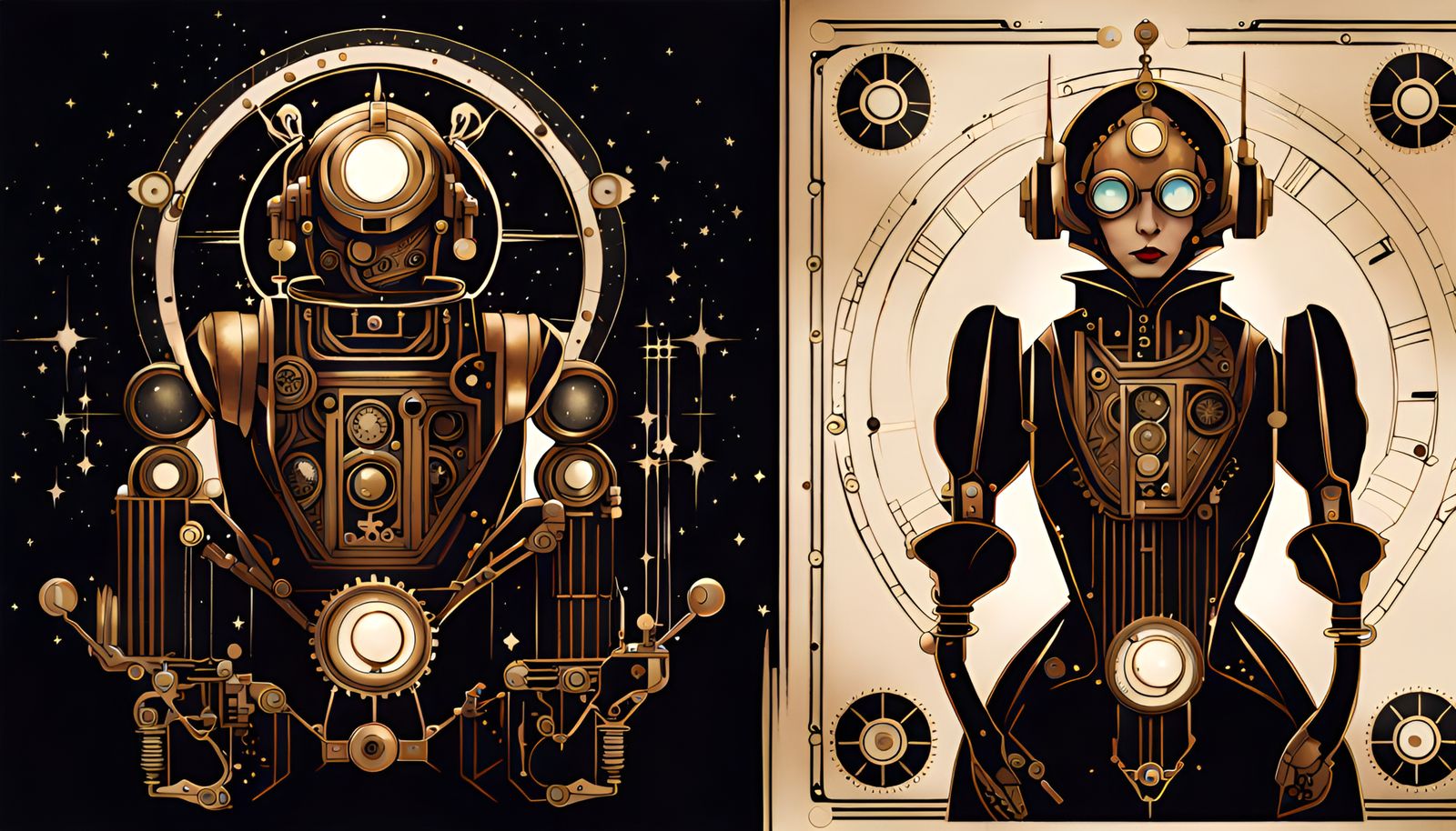 Art Deco Android (Design v. Concept)