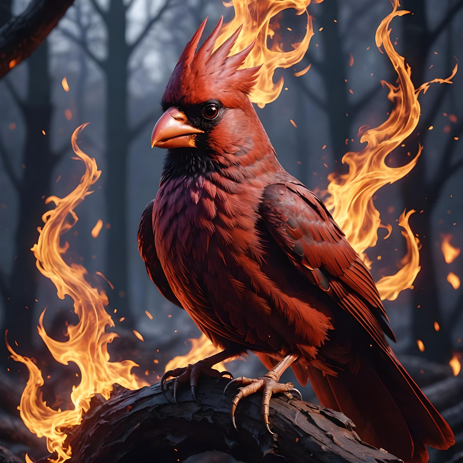 Flaming Cardinal