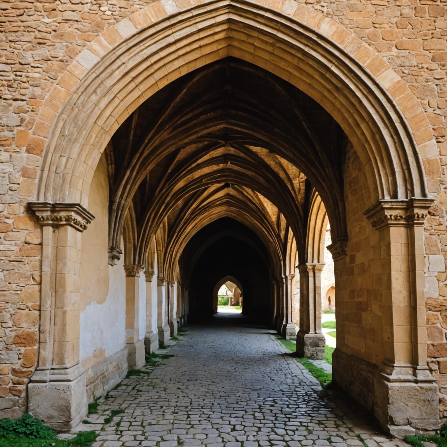 Biertan Fortified Church Archways, Transylvania, Romania