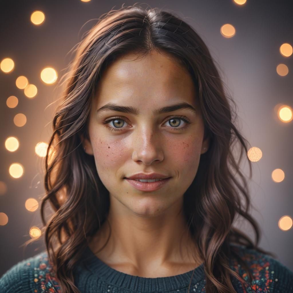 Professional Portrait of a Beautiful Girl