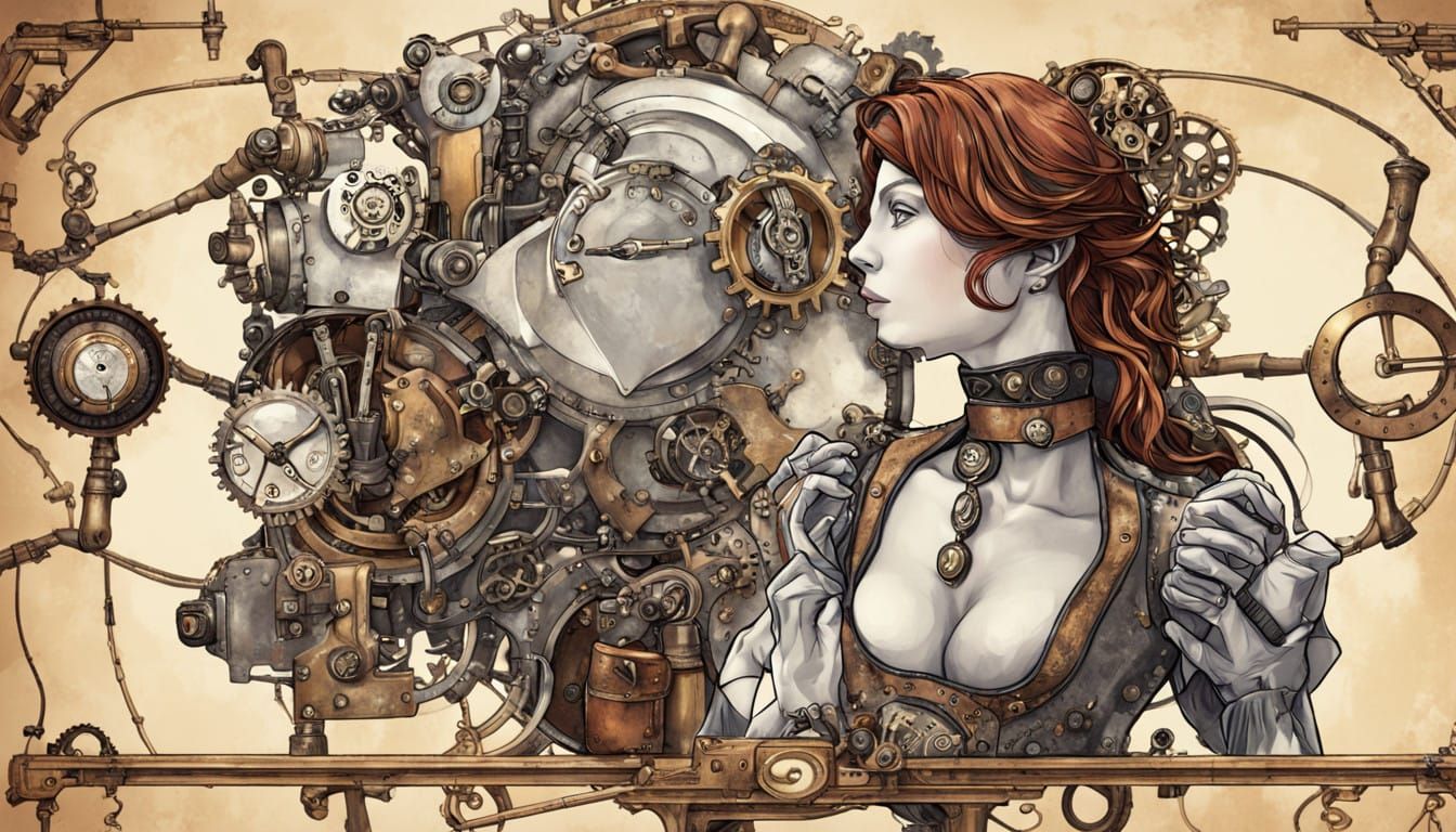 Steampunk Mechanical Man Searches for Eternal Love