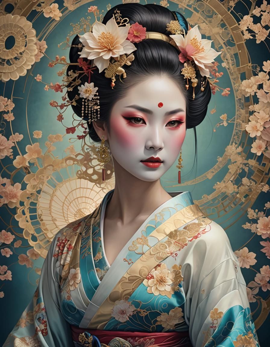 Exotic Elegant Geisha