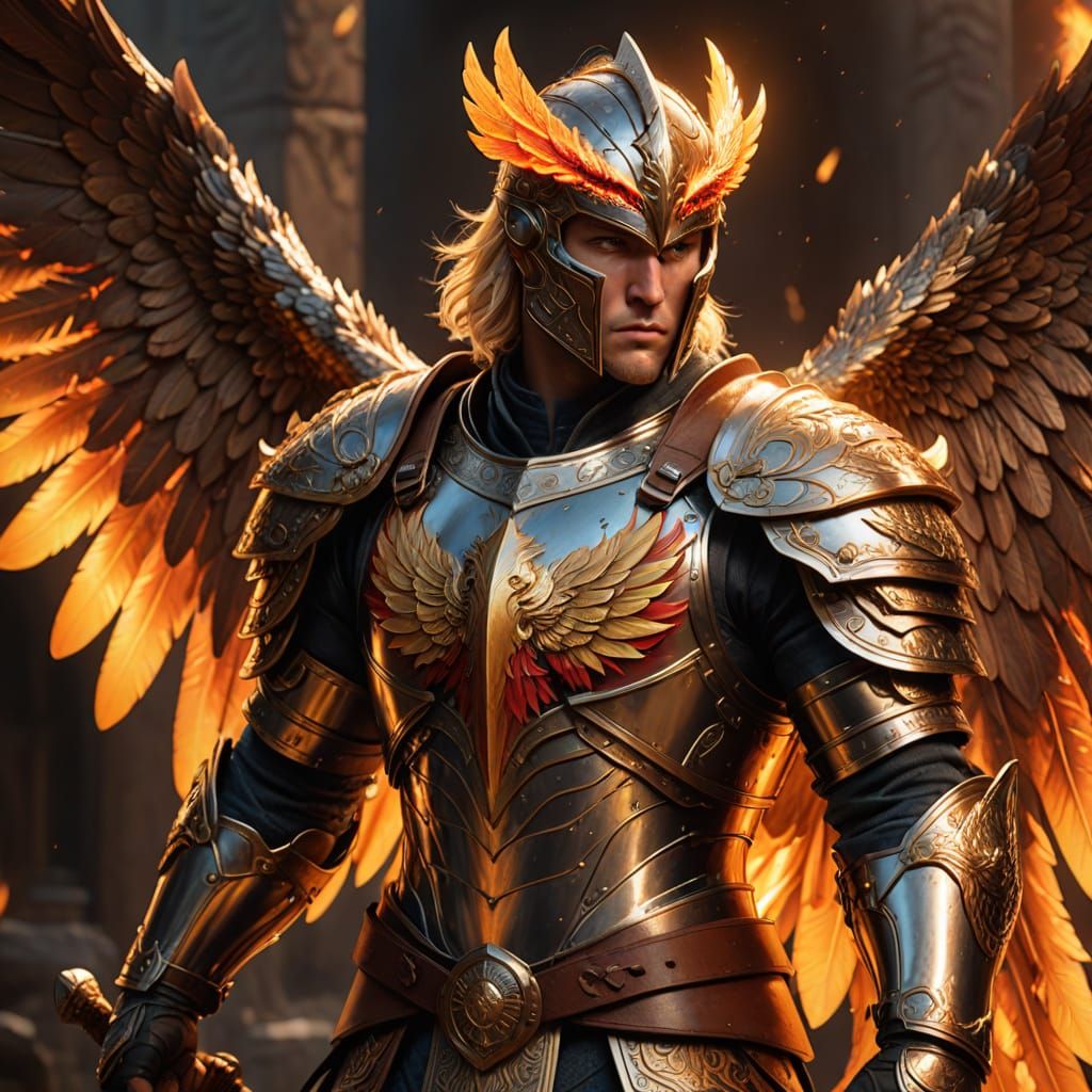 Nordic Fantasy Warrior Embodies Bravery in Hyper-Realistic D...