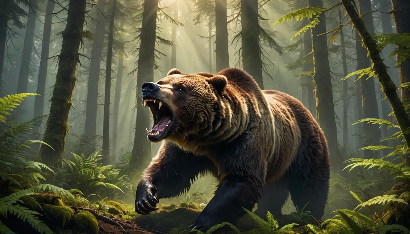 Scary, But Cute Grizzly