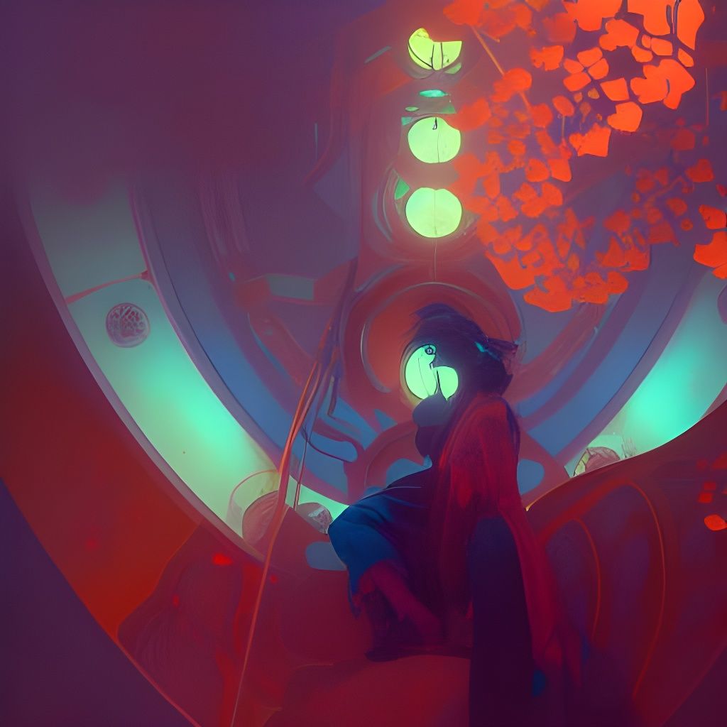 Hyperdetailed Concept Art in Art Nouveau Style