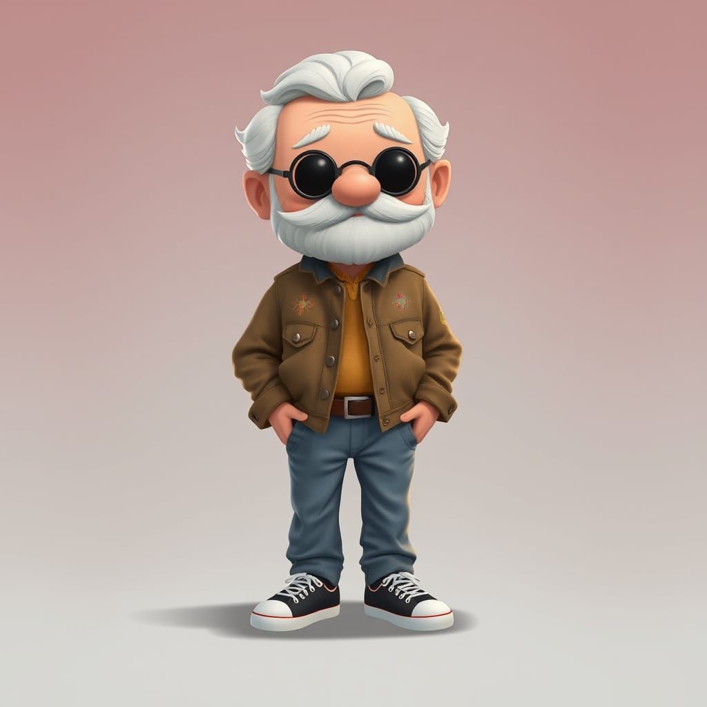 Vintage Grandfather Funko Pop Art