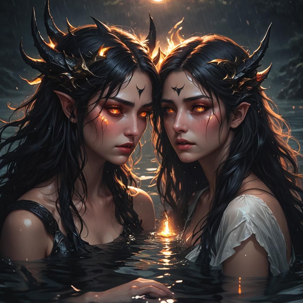 Mythical Comfort: Woman and Human Demon in the Night