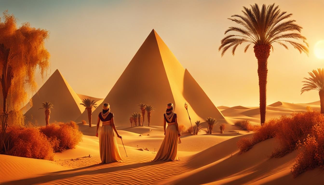Four beautiful landscape images of Egypt in 16:9 format, good for the screen background (2/4)