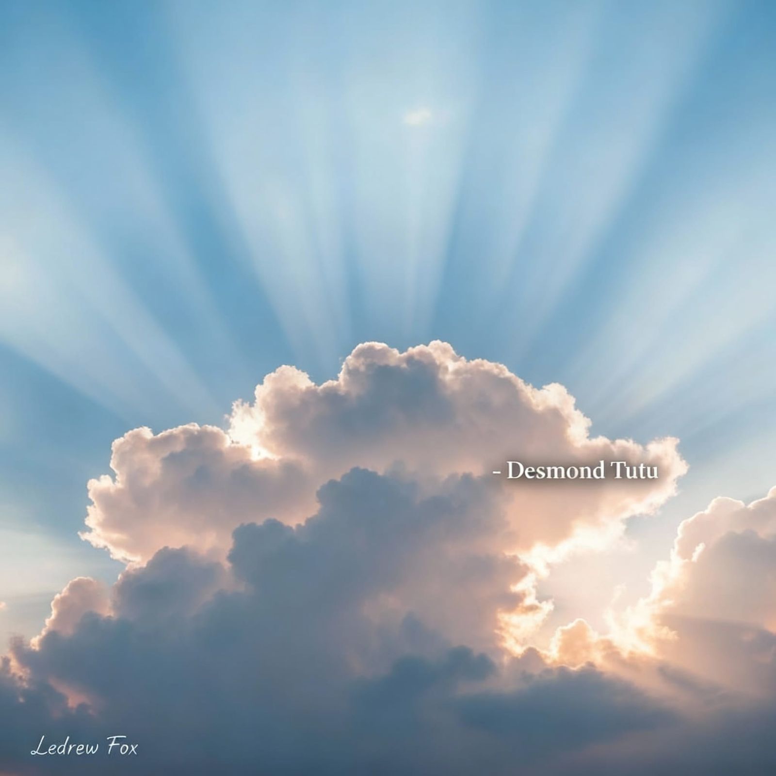 Inspirational Quote Image: Light in Darkness